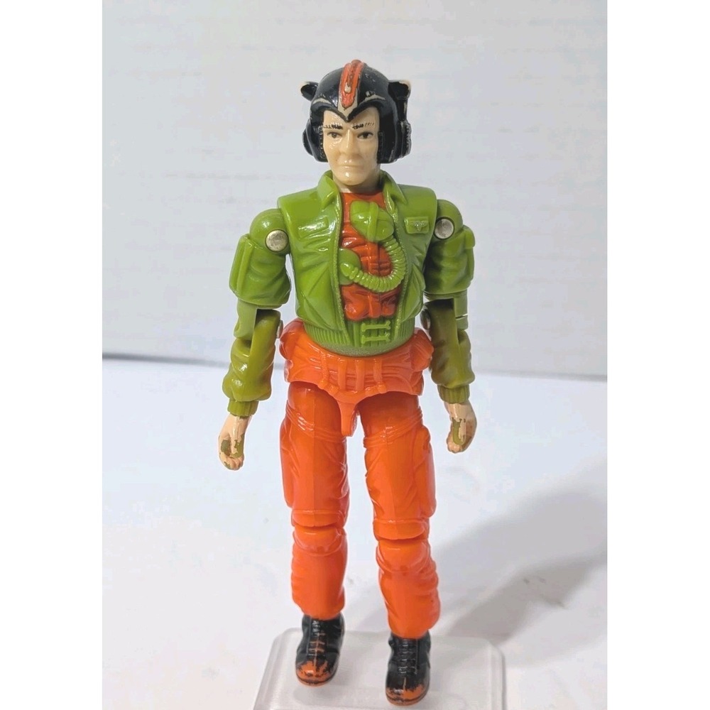 GI Joe 1988 Windmill Skystorm Pilot Vintage Action Figure Hasbro New O Ring Arah